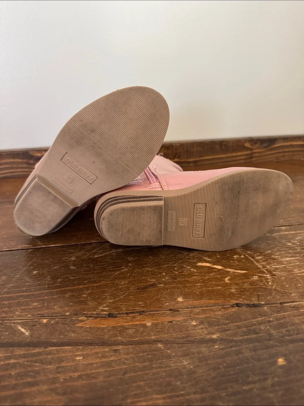 Old Navy Holographic Pink Cowboy Boots for Kids
